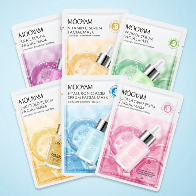 MOOYAM Sheet Mask Essence Serum Masker Wajah