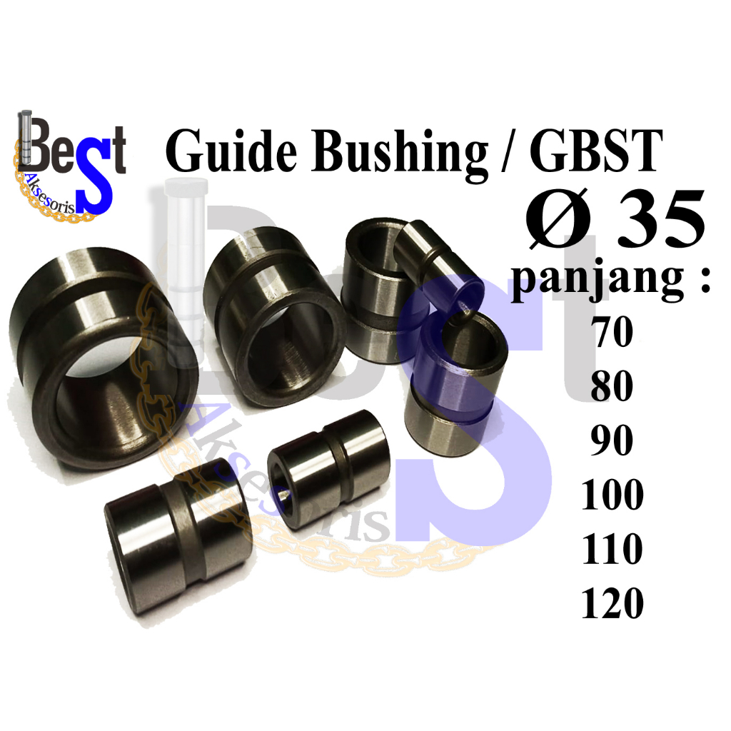 Guide Bushing / Bushing Polos / GBST / BB dia. In 35mm Out 48mm panjang 70 - 120