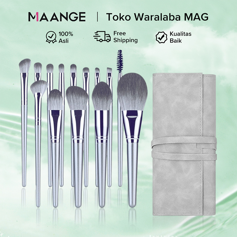 MAANGE 14 Makeup Brushes Soft Brush Beginner Makeup Set Foundation, Powder, Concealers, Blush, and Eyeshadow 1414