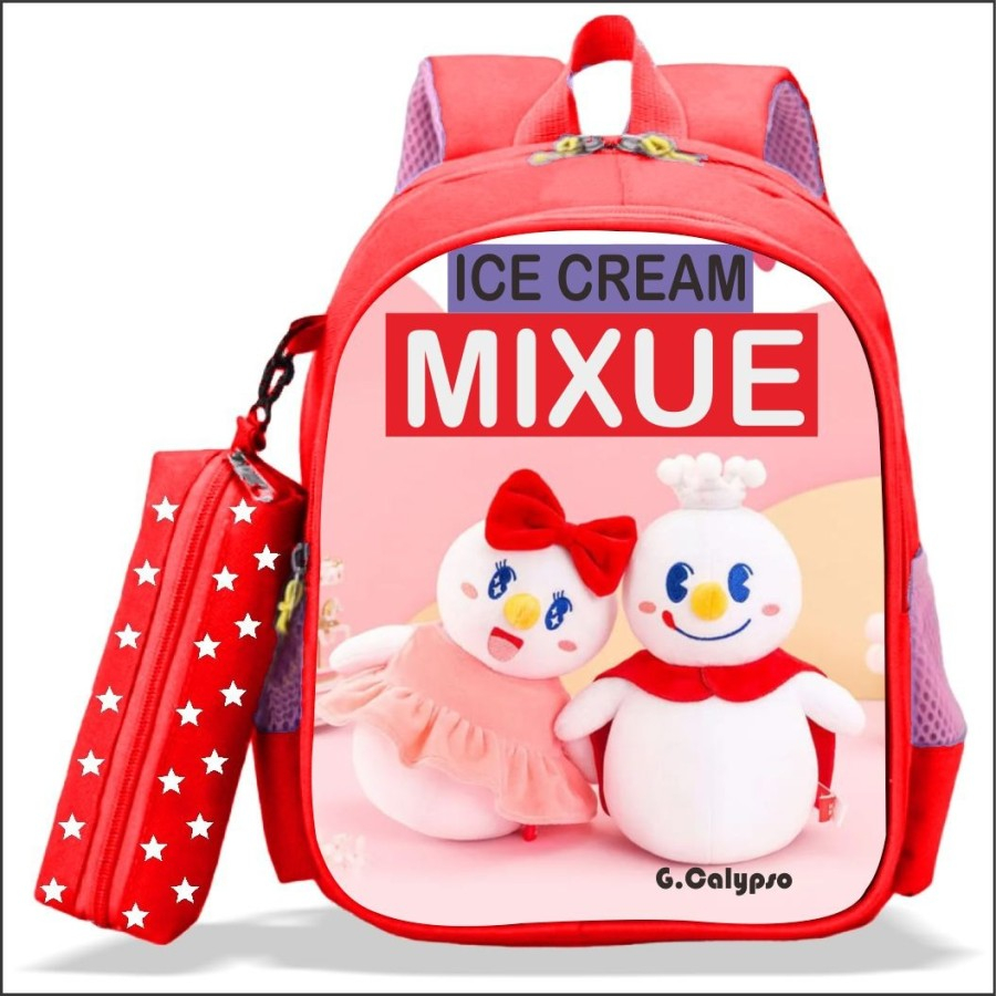 	 my frend bags PREMIUM - tas ransel anak sekolah PAUD TK SD LAKI PEREMPUAN 2in1 PREMIUM VIRAL terbaru 2023 karakter ES KRIM MIXSUE terlaris bisa COD	