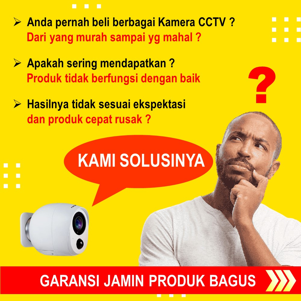 CCTV OUTDOOR WIFI TANPA KABEL LISTRIK IP CAMERA MINI TERSEMBUNYI KAMERA KECIL PENGINTAI JARAK JAUH JS159