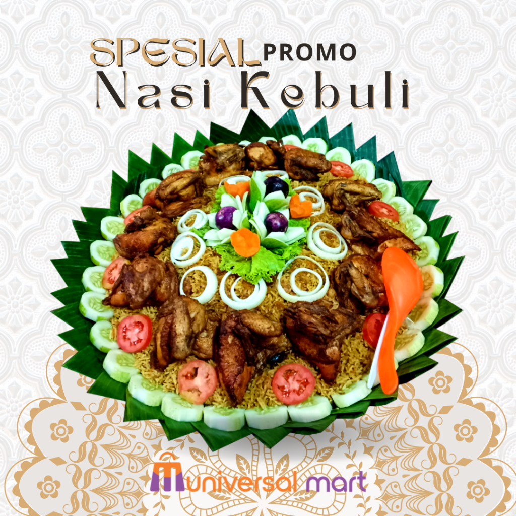 

Nasi Kebuli Instant Menu Lengkap Porsi 10 Orang