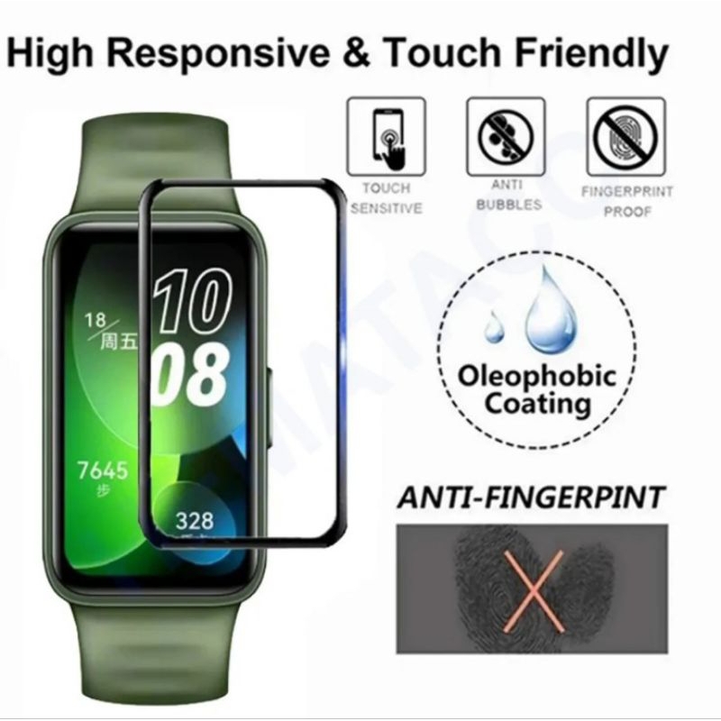 Antigores Huawei Band 8 Composite Tempered Glass 3D Full Cover