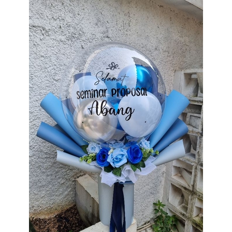 

Hand Bouquet Buket Balon Wisuda Ulangtahun Anniv Kado