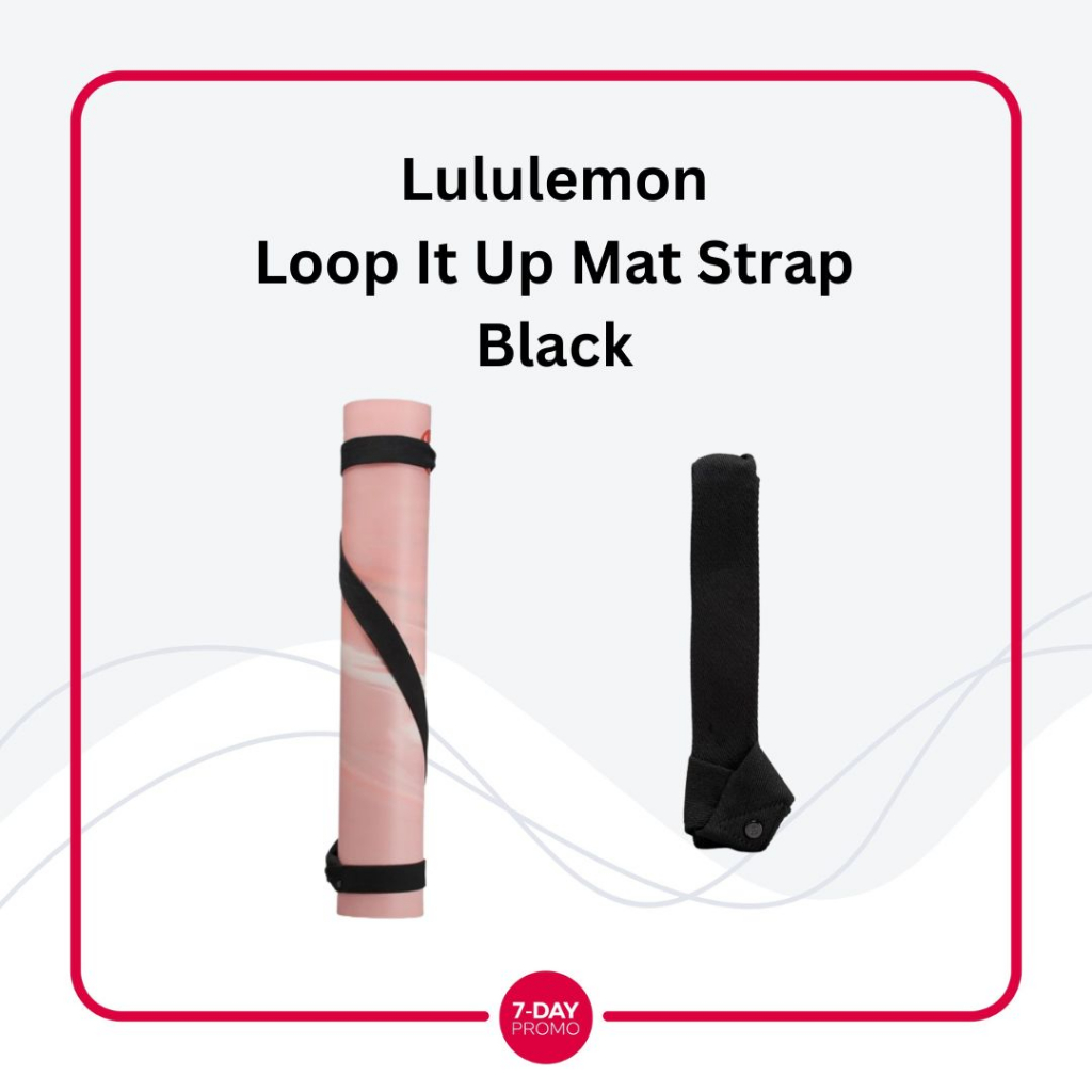 Lululemon Loop It Up Yoga Mat Strap - Black