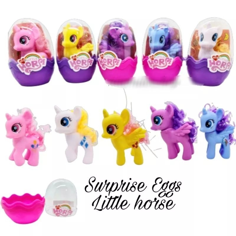Surprise Egg Little Pony , Mainan Telur Little Pony , Mainan Telur hadiah anak