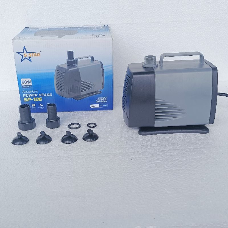 S-STAR SP 106 SEA STAR 5000 LPH liter per jam mesin pompa celup kolam aquarium ph submersible waterpump akuarium water pump filter celup