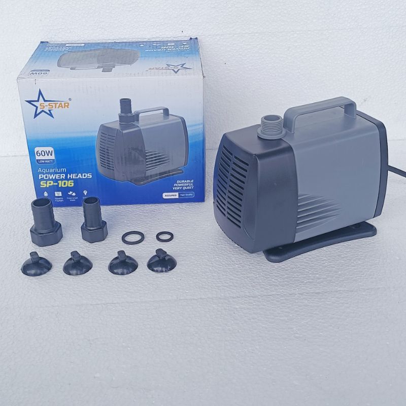 S-STAR SP 106 SEA STAR 5000 LPH liter per jam mesin pompa celup kolam aquarium ph submersible waterpump akuarium water pump filter celup