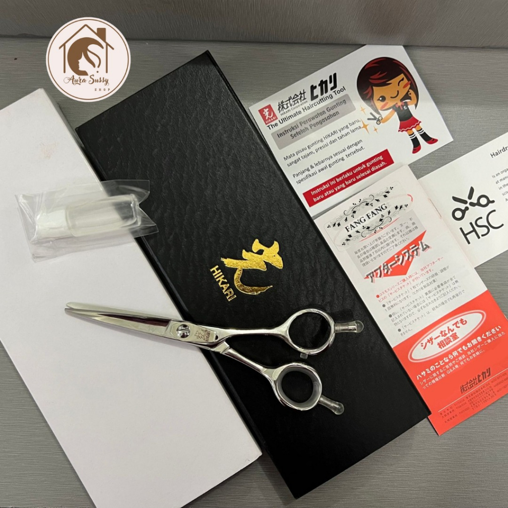 Gunting Rambut HIKARI uk T5.5 Original Japan