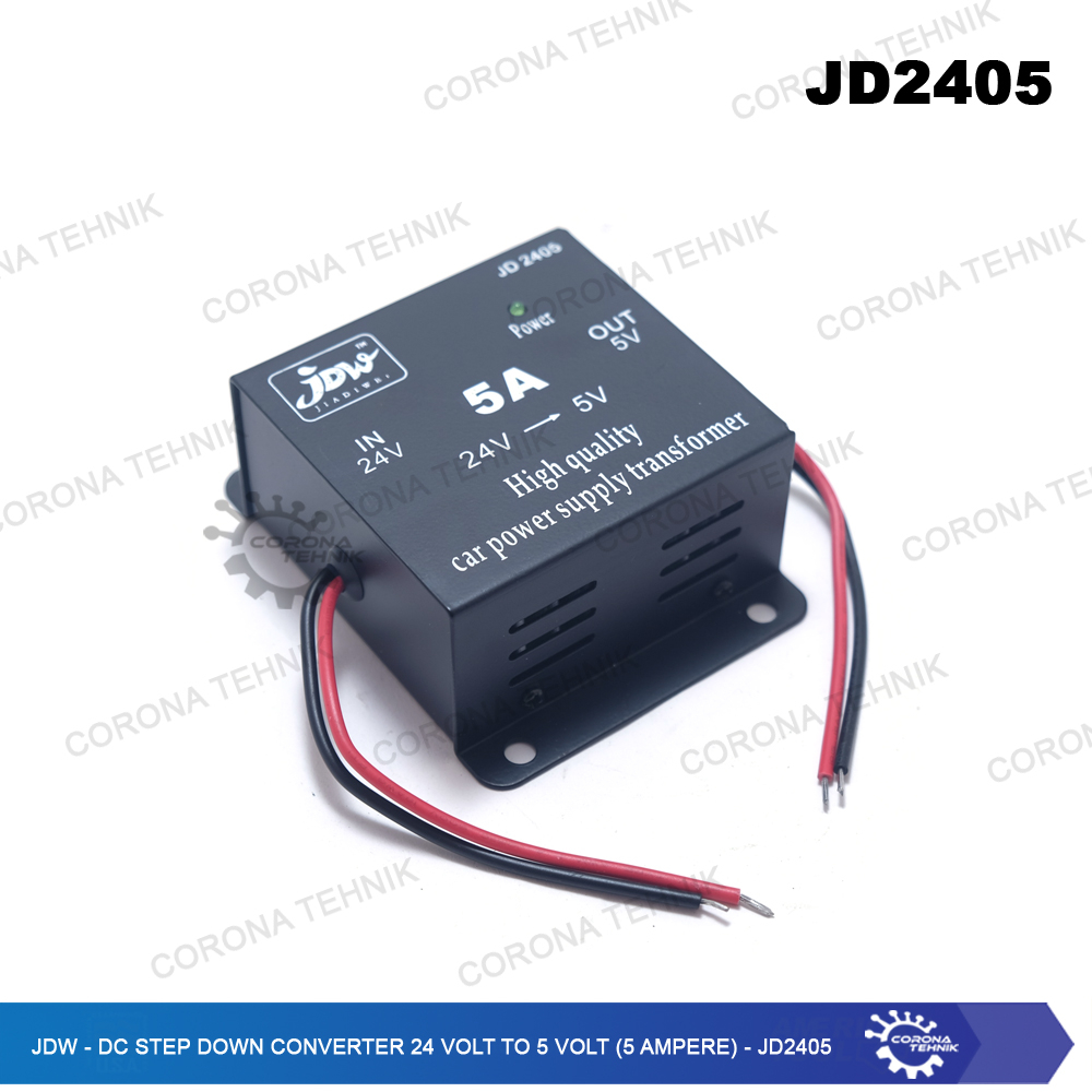 JD2405 - JDW - DC Step Down Converter 24 Volt To 5 Volt (5 Ampere)