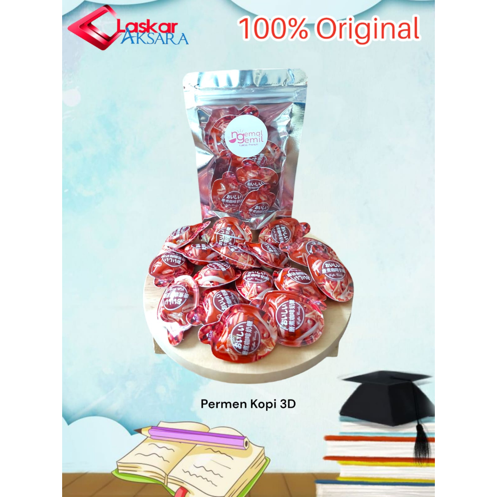 

Permen Kopi 3D Coffee Candy / Premium