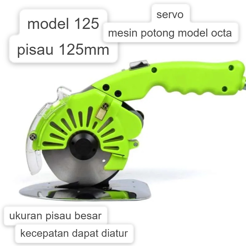 mesin potong bahan/kain Servo model RCS 125 - OCTA benho 125