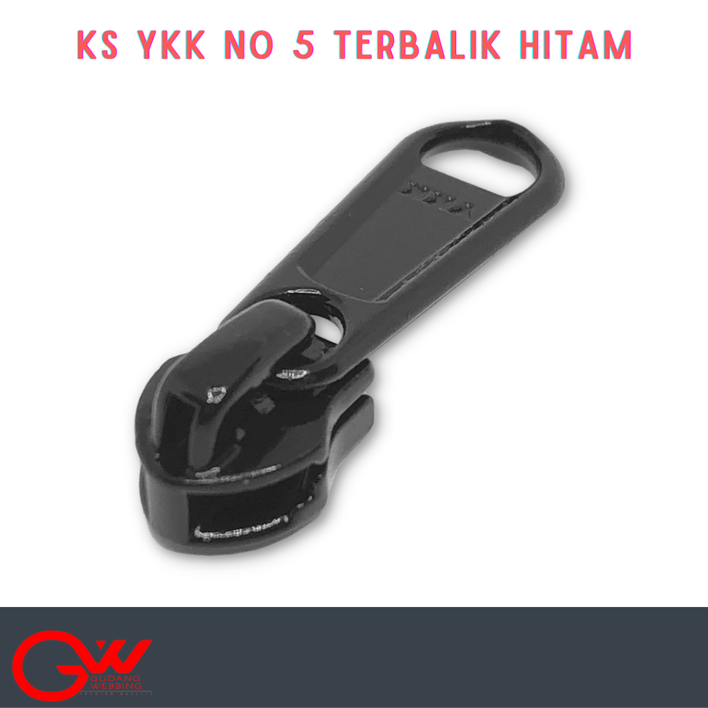 Kepala Risleting ( Head Zipper ) YKK No 5 TERBALIK