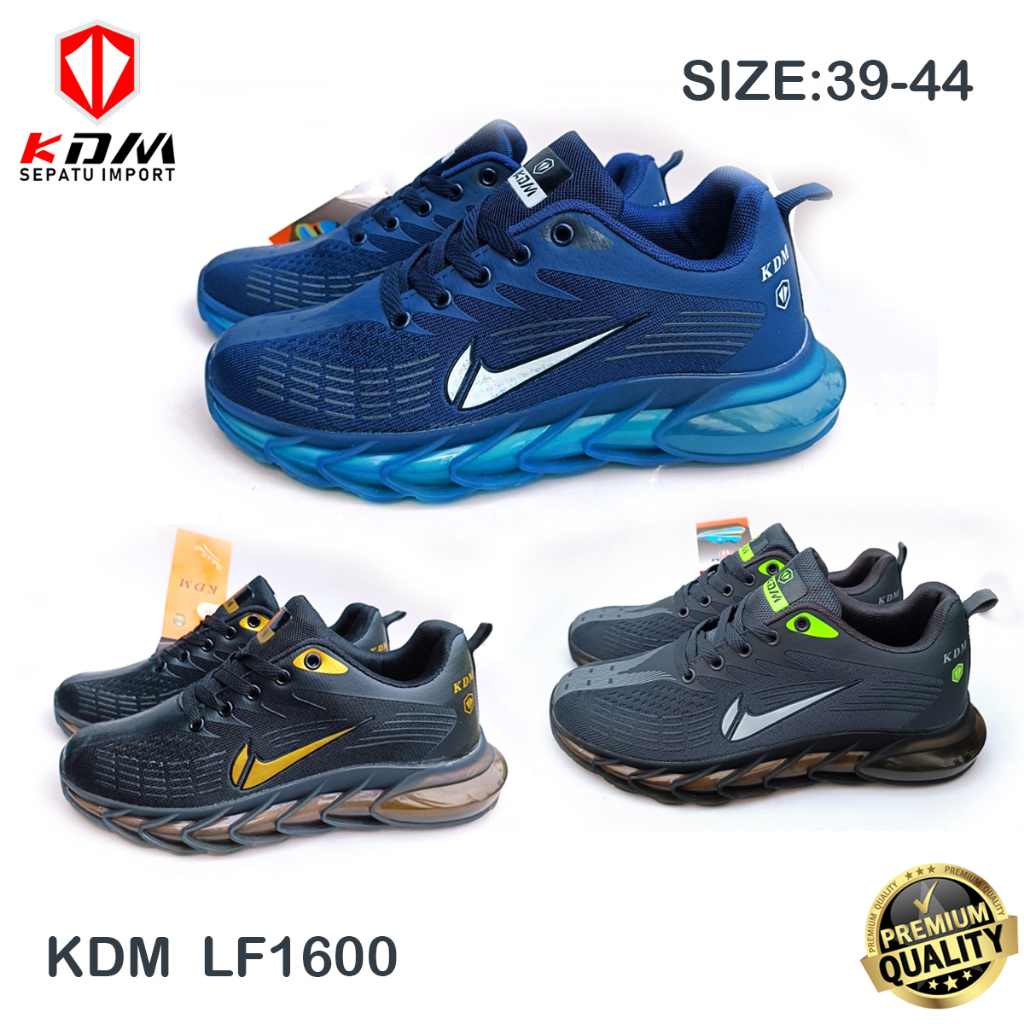 Sepatu Olahraga Lari Sepatu Running Sepatu Pria &amp; Wanita Premium Import KDM LF 1600