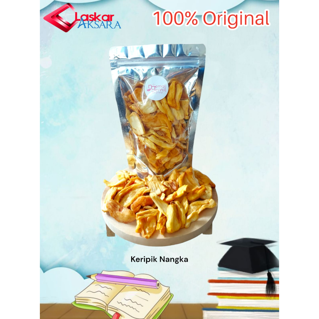 

Keripik Nangka Kripik Buah Jackfruit Chips Renyah Garing / Premium