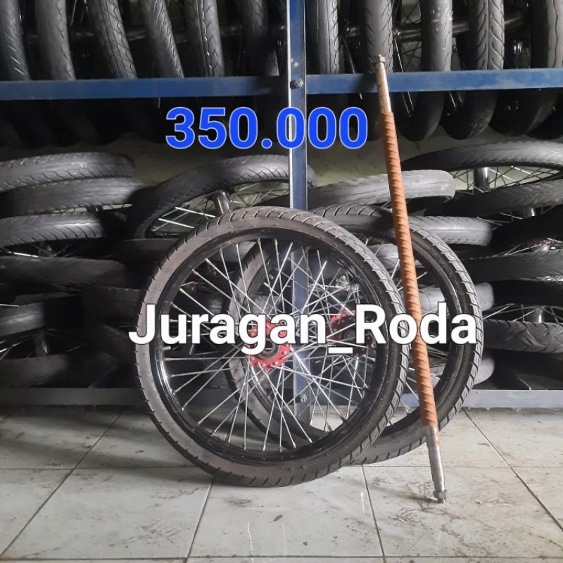 Roda Gerobak Ring 17 Jari Motor ( satu pasang )