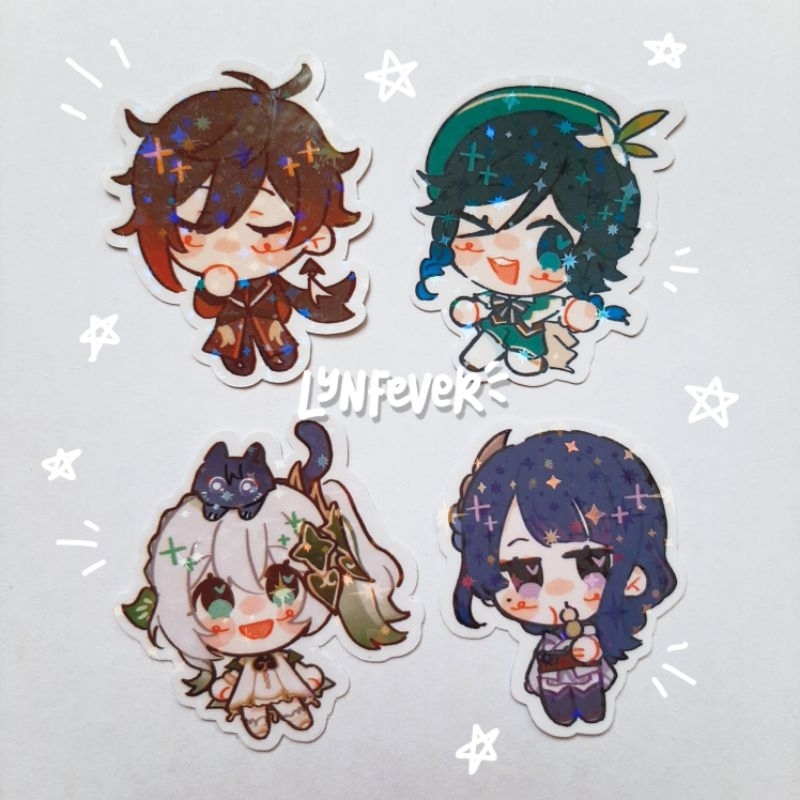 Genshin Impact Archon Stickers