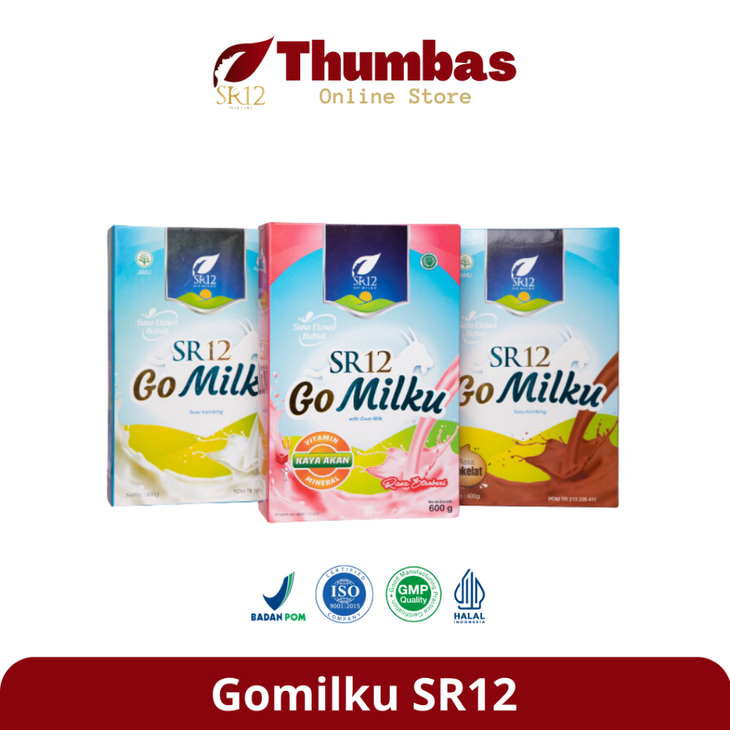 

[Thumbas SR12] SR12 Gomilku Strawberry New Variant - Susu Kambing Etawa Untuk Kesehatan Tulang