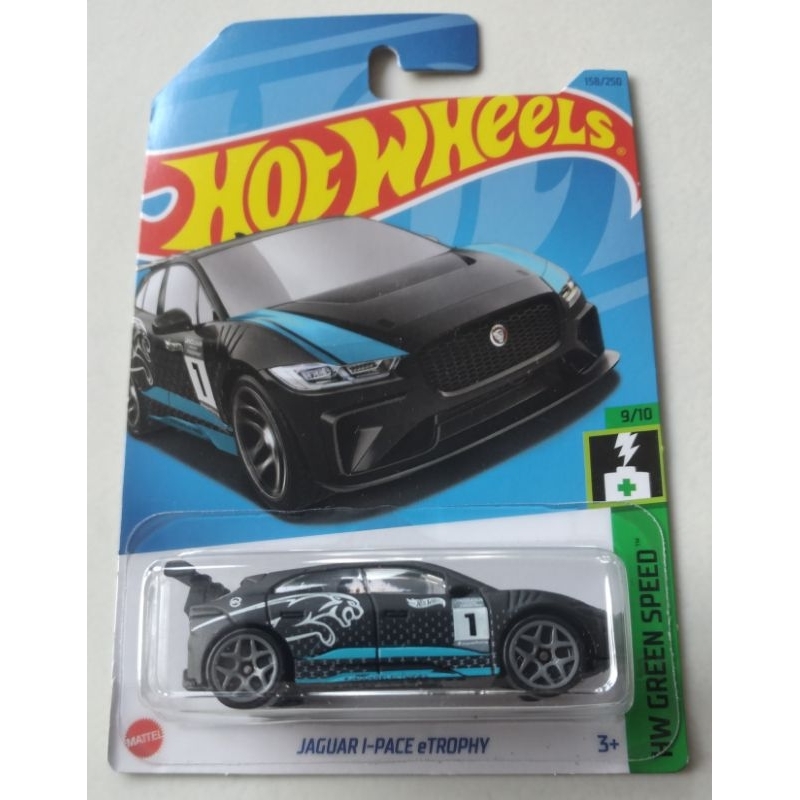 hotwheels Jaguar I-pace eTrophy hw Green speed