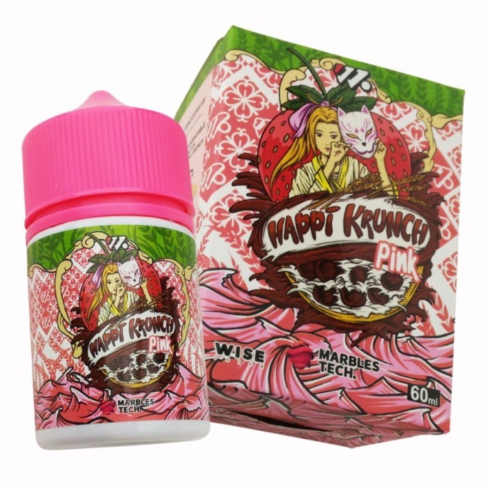 HAPPI KRUNCH V3 60ML PINK STRAWBERRY MILK BY WISE JUICE