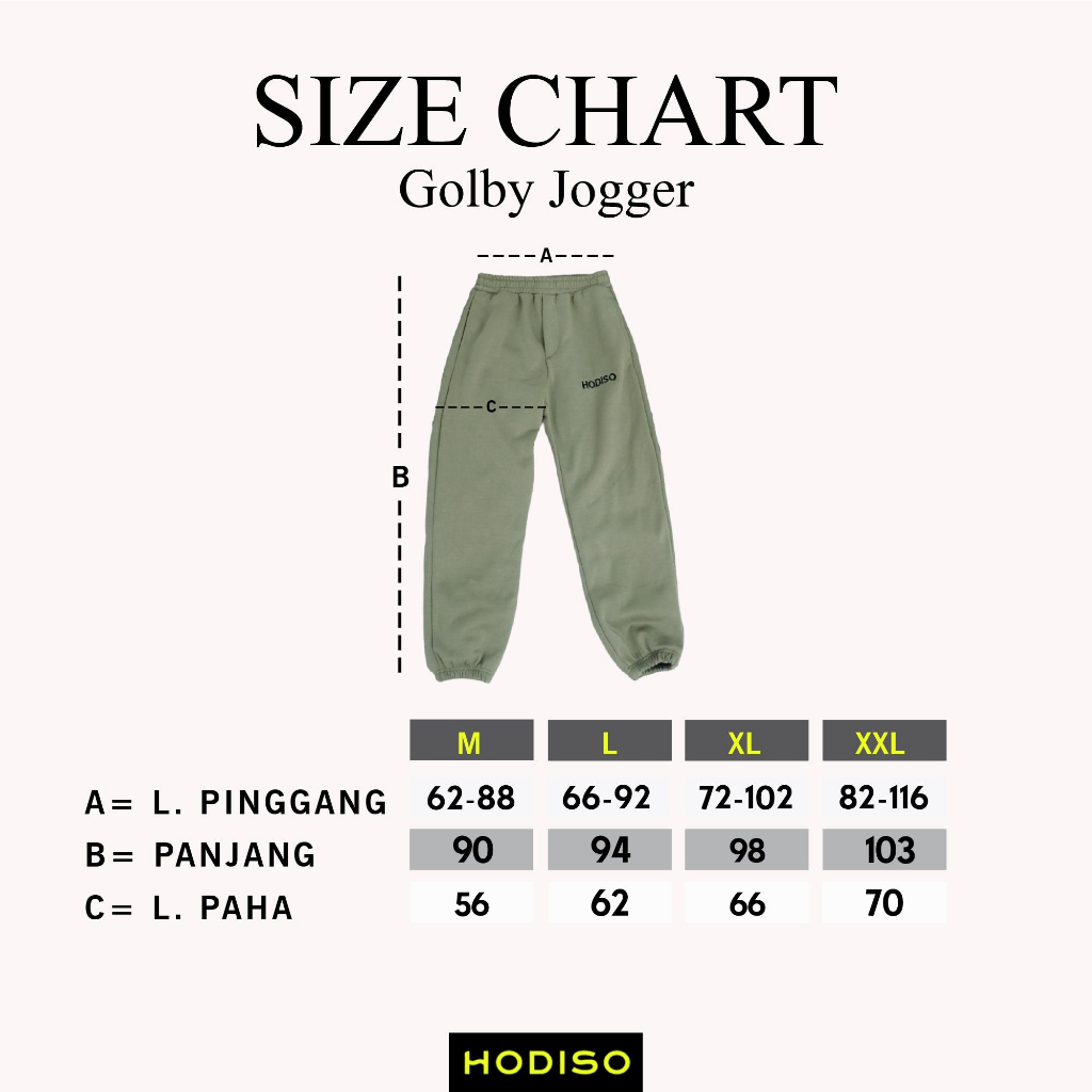 Hodiso - Golby Jogger Sweatpants Polos Premium