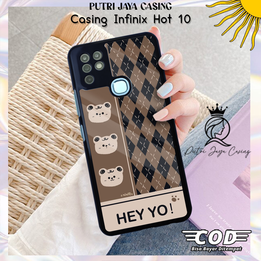 Case Hp Infinix Hot 10 Casing Infinix Hot 10 Motif 04CUTE Casing Terbaru Case Karakter Lucu Casing L
