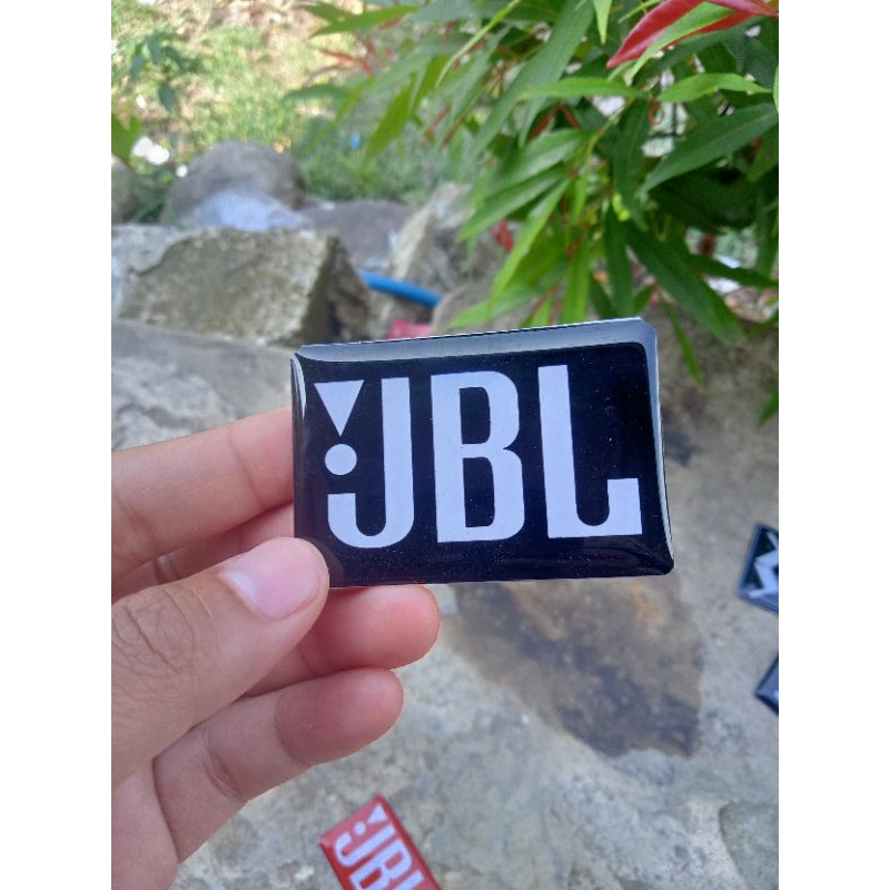 Emblem logo JBL HITAM 3D