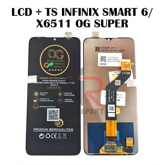 LCD INFINIX SMART 6 / X6511 / X6511B FULLSET TOUCHSCREEN