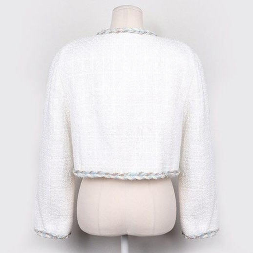 XIAOZHAINV Korean Style Cardigan Lengan Panjan Wanita Crop Pendek 0801/Baju Wanita Kekinian