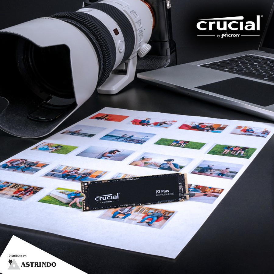 Crucial P3 Plus SSD M2 NVMe 4TB 3D NAND PCIE GEN 4