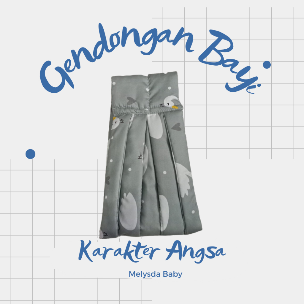 Gendongan Bayi Samping  Karakter Tanpa TOPI