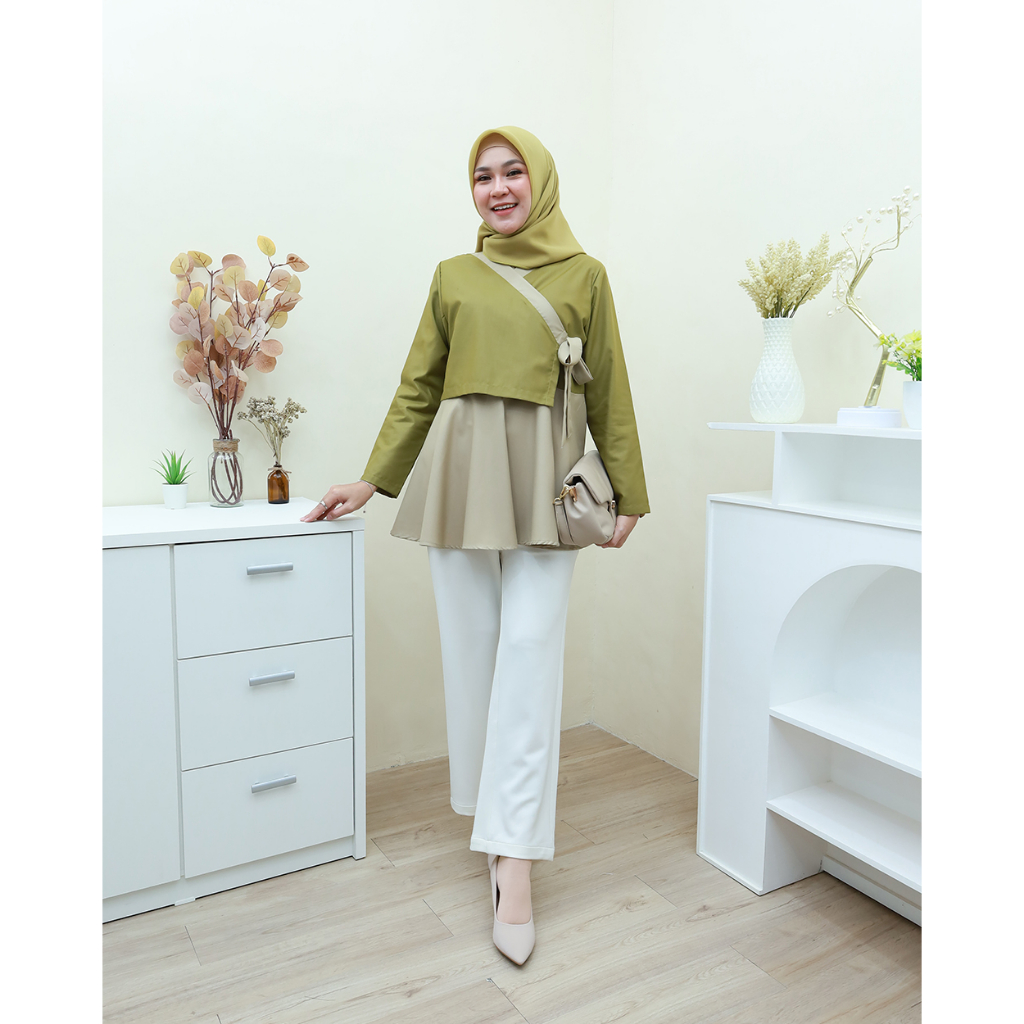 ALUM Blouse - Pakaian Wanita Terbaru by Hijab Mamah icis