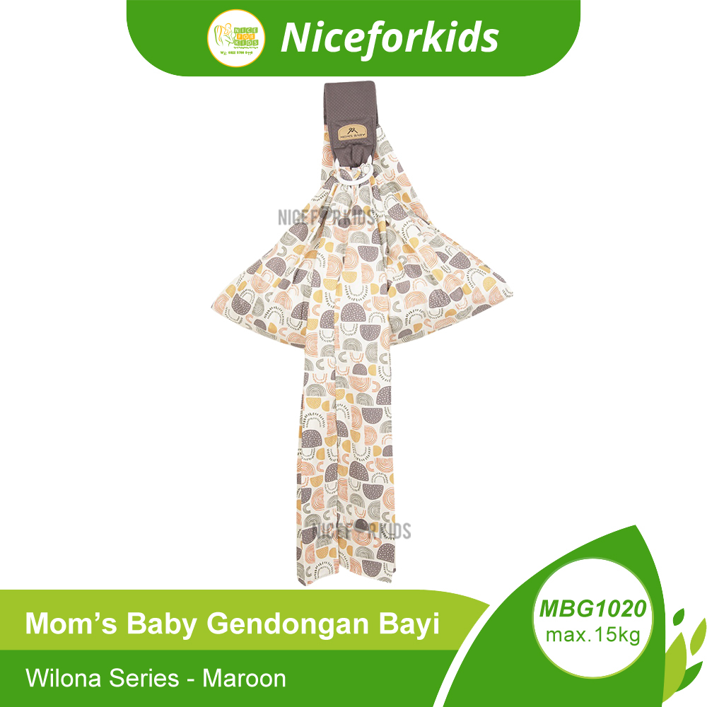 Mom's Baby Gendongan Samping 5 in 1 Aurora (MBG1023) / Wilona (MBG1020) / Gendongan Anak