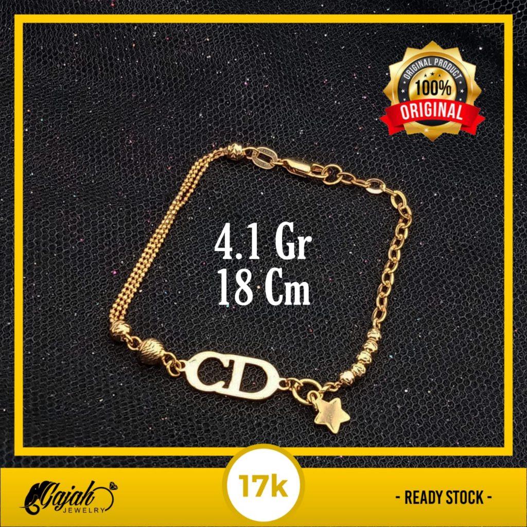 Gelang Emas 17K - 4.1 GR Kadar 750 - 5204