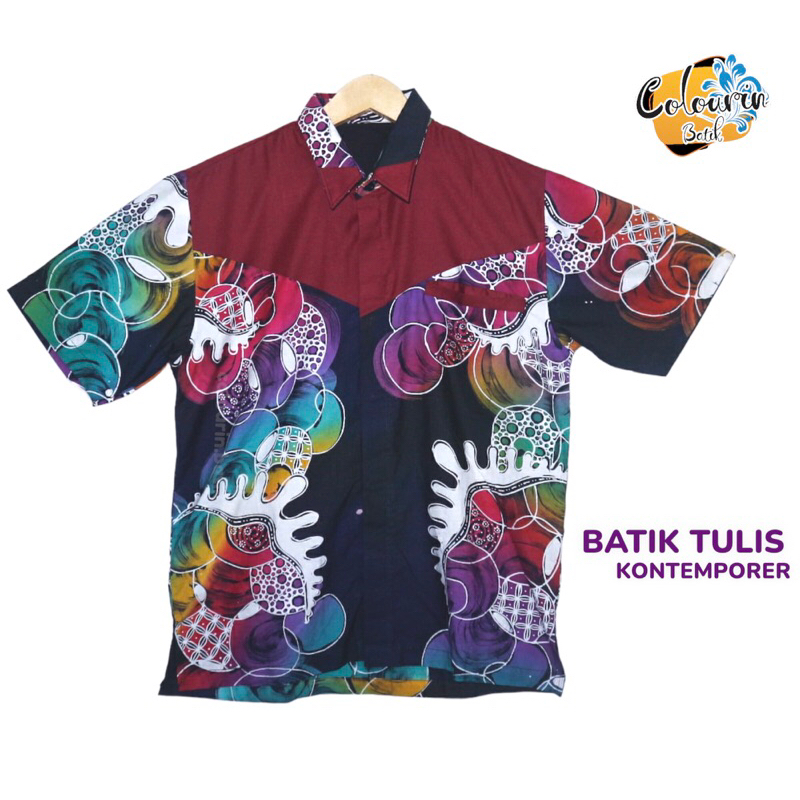 COLOURIN.BATIK Baju Batik Pria - Baju Batik Kontemporer - Batik Tulis - Batik Jogja - Batik Murah - Batik Modern