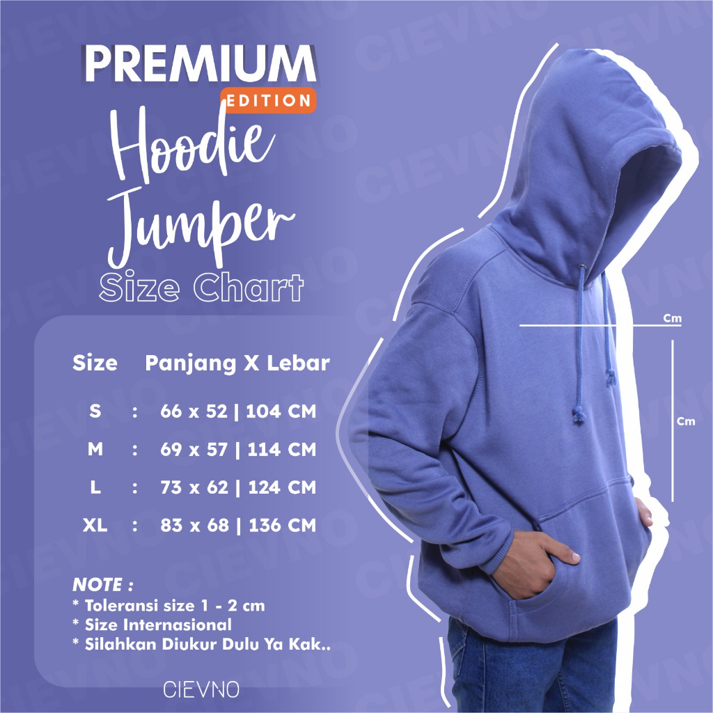 HOODIE PREMIUM BEAR 1 SIZE S - XL (INTERNASIONAL)