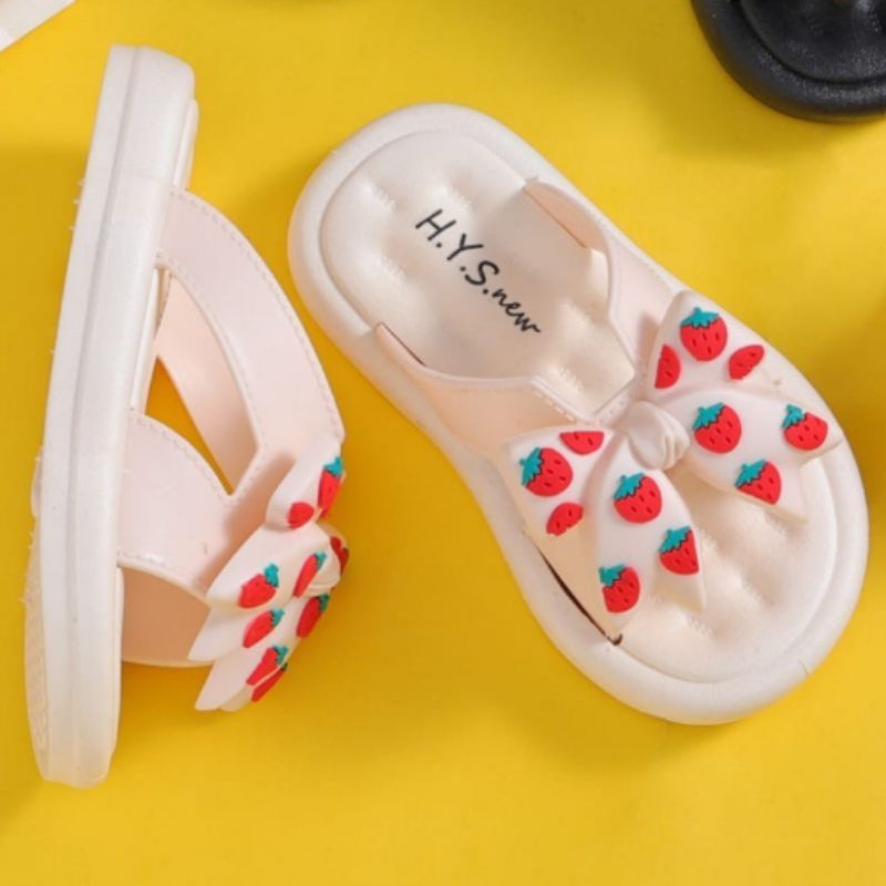 Sandal Anak Strawberry Sandal Pita Anak Perempuan Sandal Import Anak Terbaru