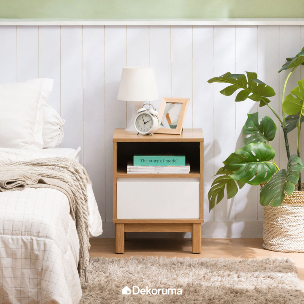 Dekoruma KATO Meja Nakas - Bedside Table - Meja Kamar Tidur