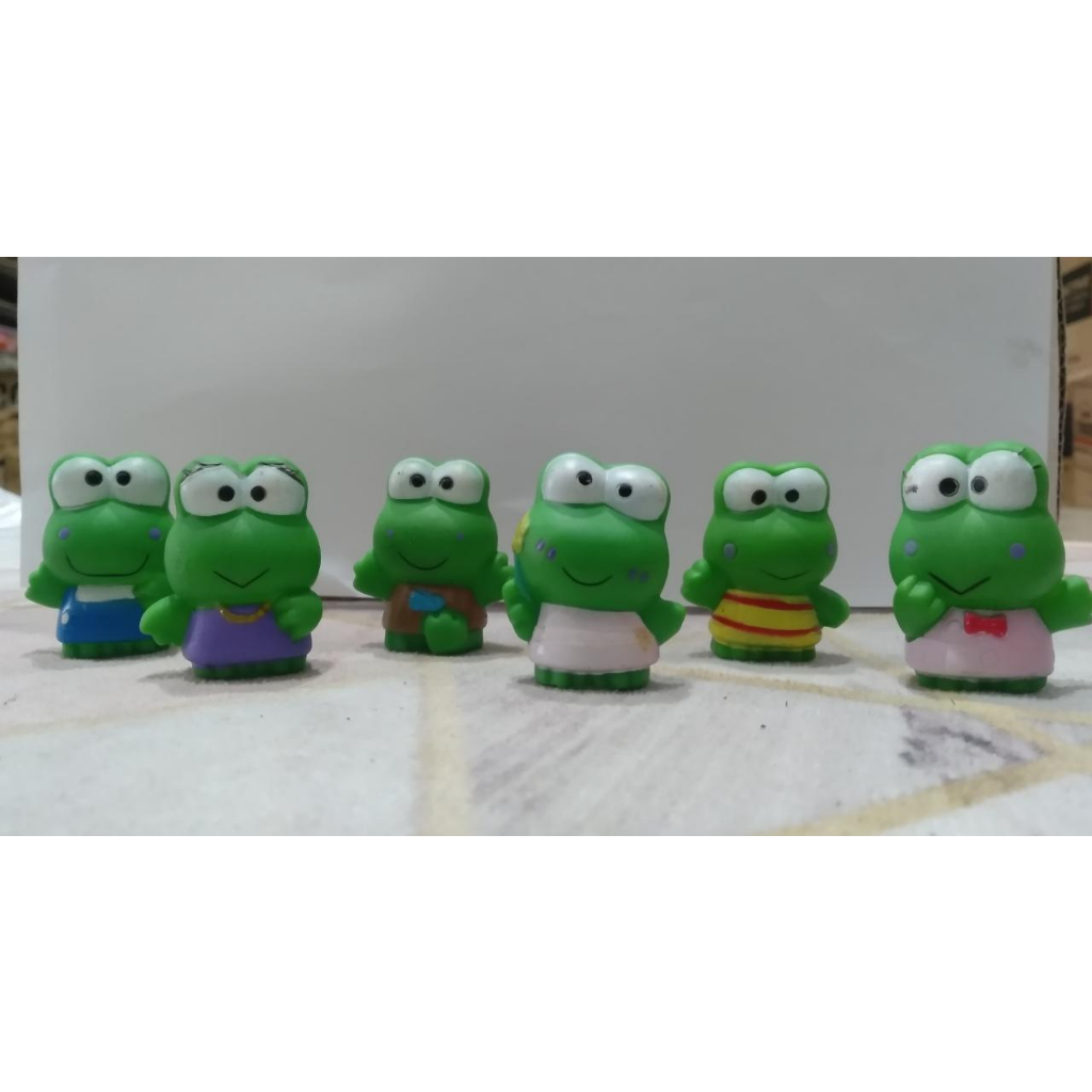 Mainan Keropi Karet isi 6 pcs