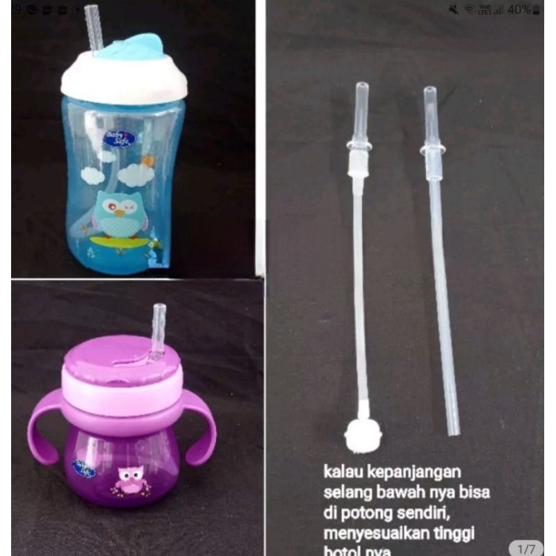 Dijamin Pas Terbaru Sedotan Pengganti Baby Safe JP019 dan FS405 / sedotan pengganti botol minum baby safe jp 019 fs 405