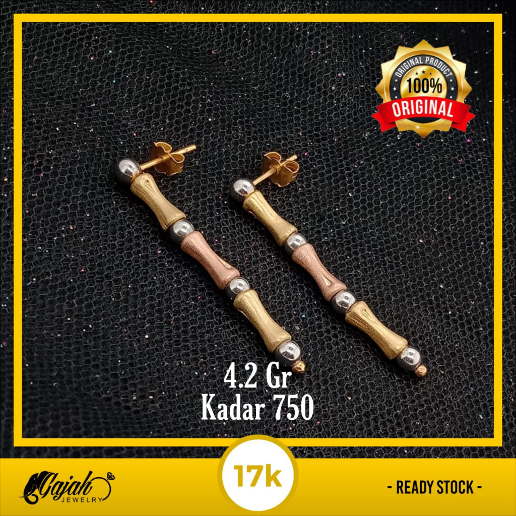 Anting Emas 17K - 4.2 Gr Kadar 750 - 5215