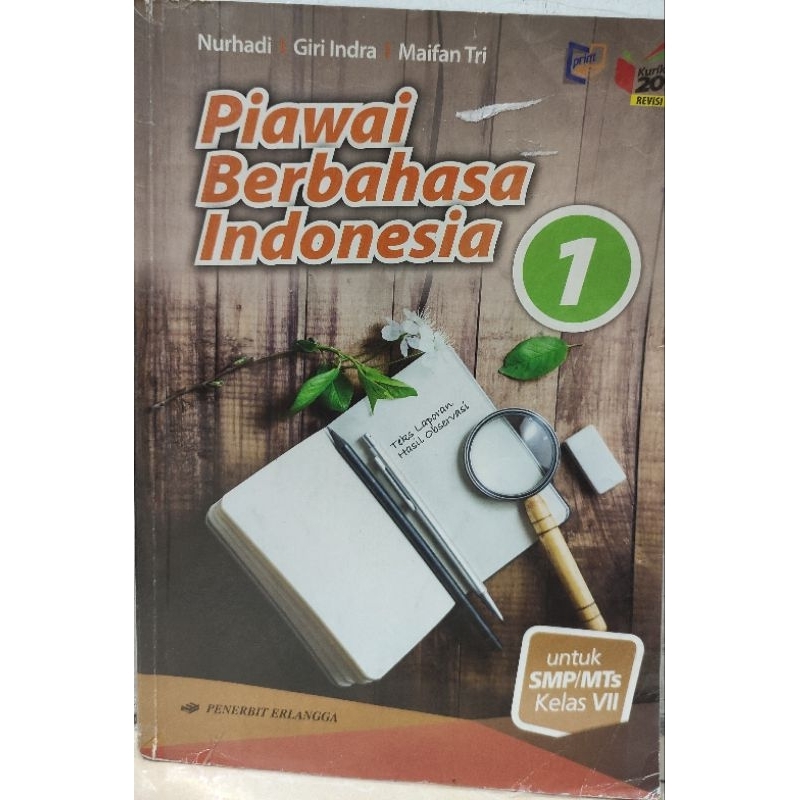 

bahasa indonesia kls 7 smp1 erlangga