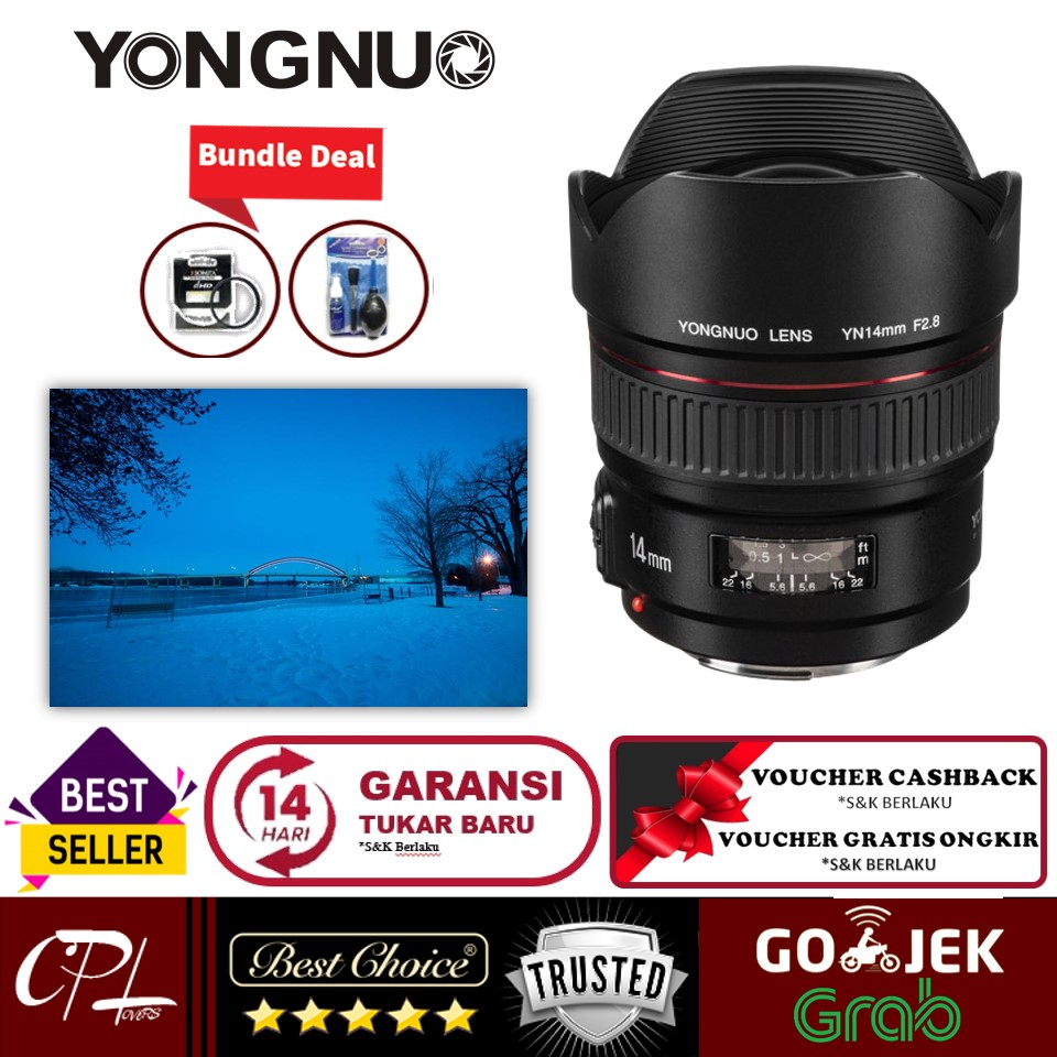 Yongnuo YN 14mm f/2.8 Lens for Canon EF