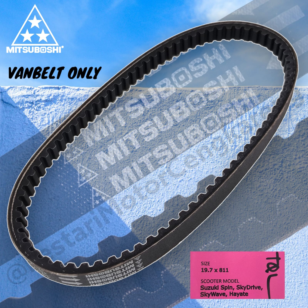 VBELT VANBELT V-BELT SUZUKI SPIN SKYWAVE SKYDRIVE HAYATE MITSUBOSHI