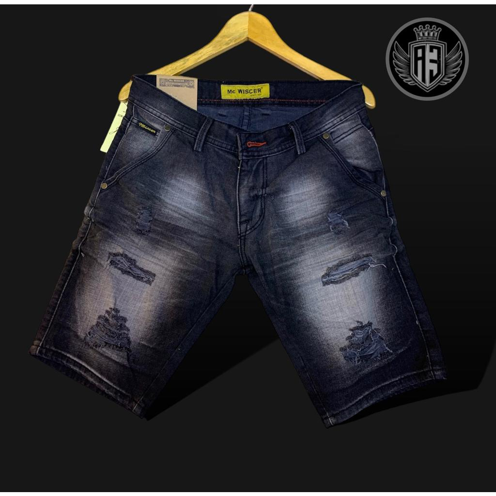 CELANA PENDEK PRIA DISTRO  MC WISCERS // JEANS MODEL SOBEK SIMPLE // IMPORT ORIGINAL