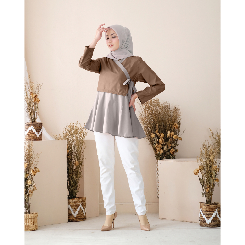 ALUM Blouse - Pakaian Wanita Terbaru by Hijab Mamah icis