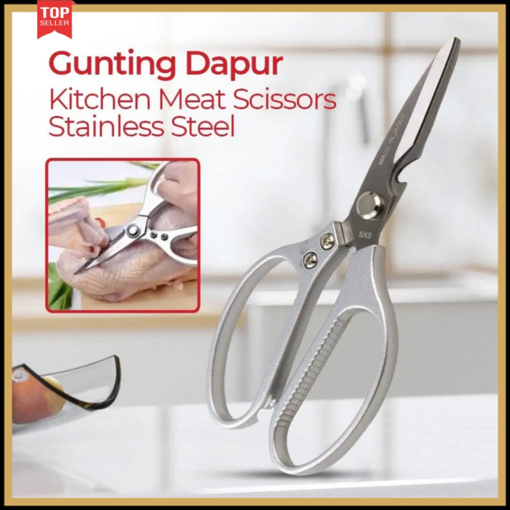 Gunting Dapur SK5 Serbaguna Gunting Daging Ikan Tulang / Gunting Japan SK5