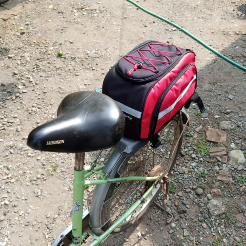 Tas Panir Panier Pannier Sepeda Single Tas Pannier Sepeda Belakang