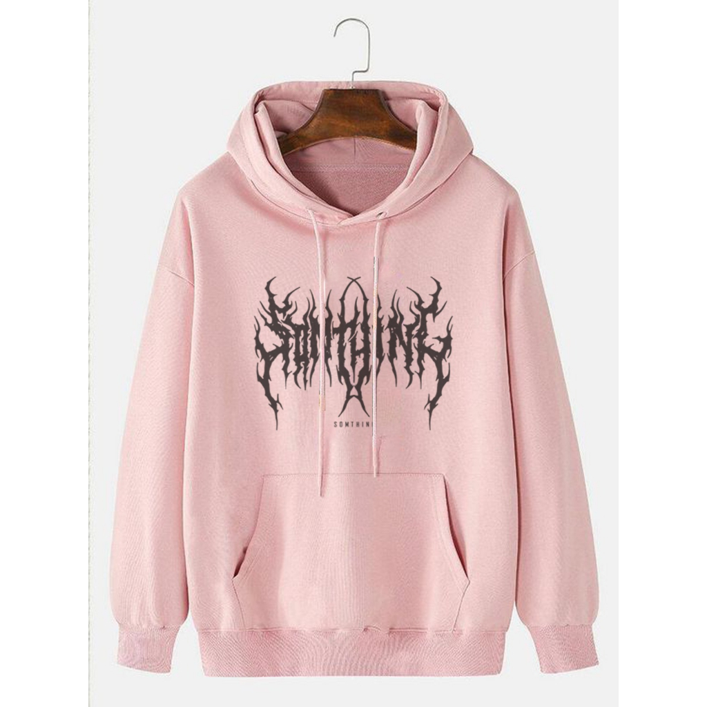 SWEATER HOODIE PRIA METAL MOTIF SOMTHINK|KUALITAS DISTRO PREMIUM QUALITY