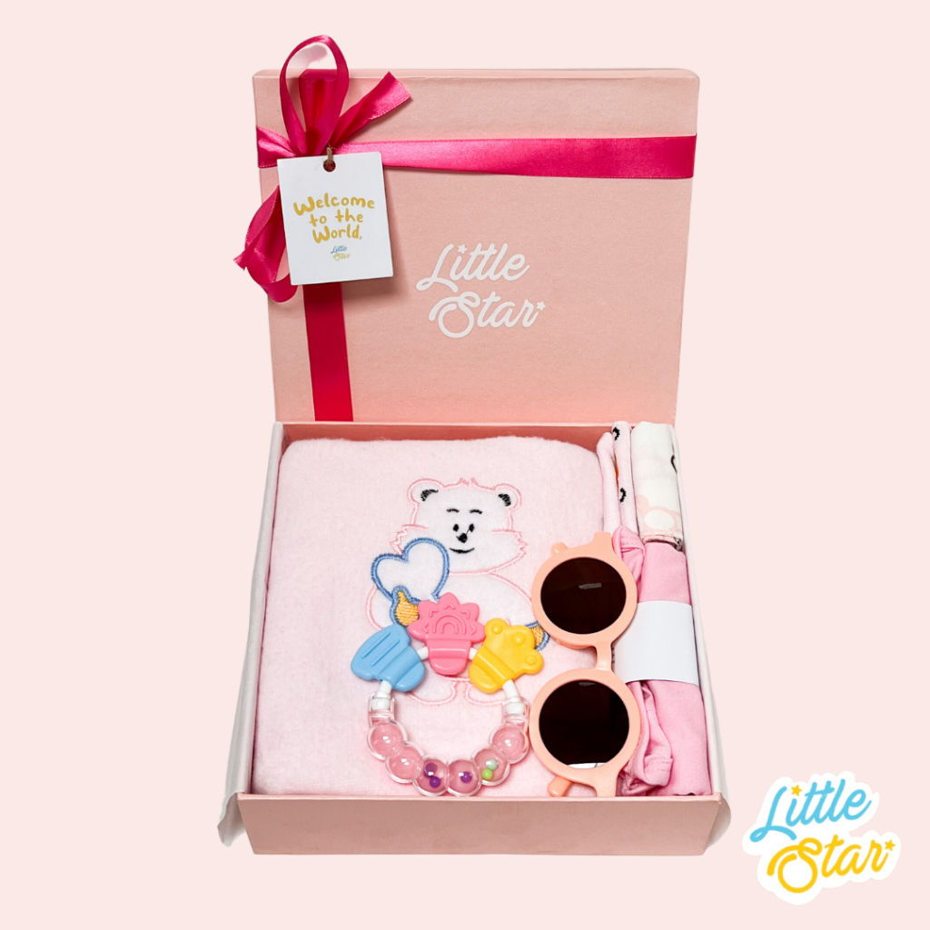 Little Star Daisy Premium Hampers Bayi Newborn Baby Gift Set Handuk Kado Lahiran